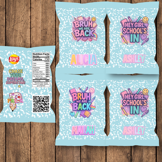 Back to School Chip Girls