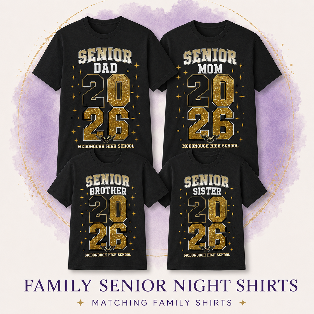Family Senior Night Shirts