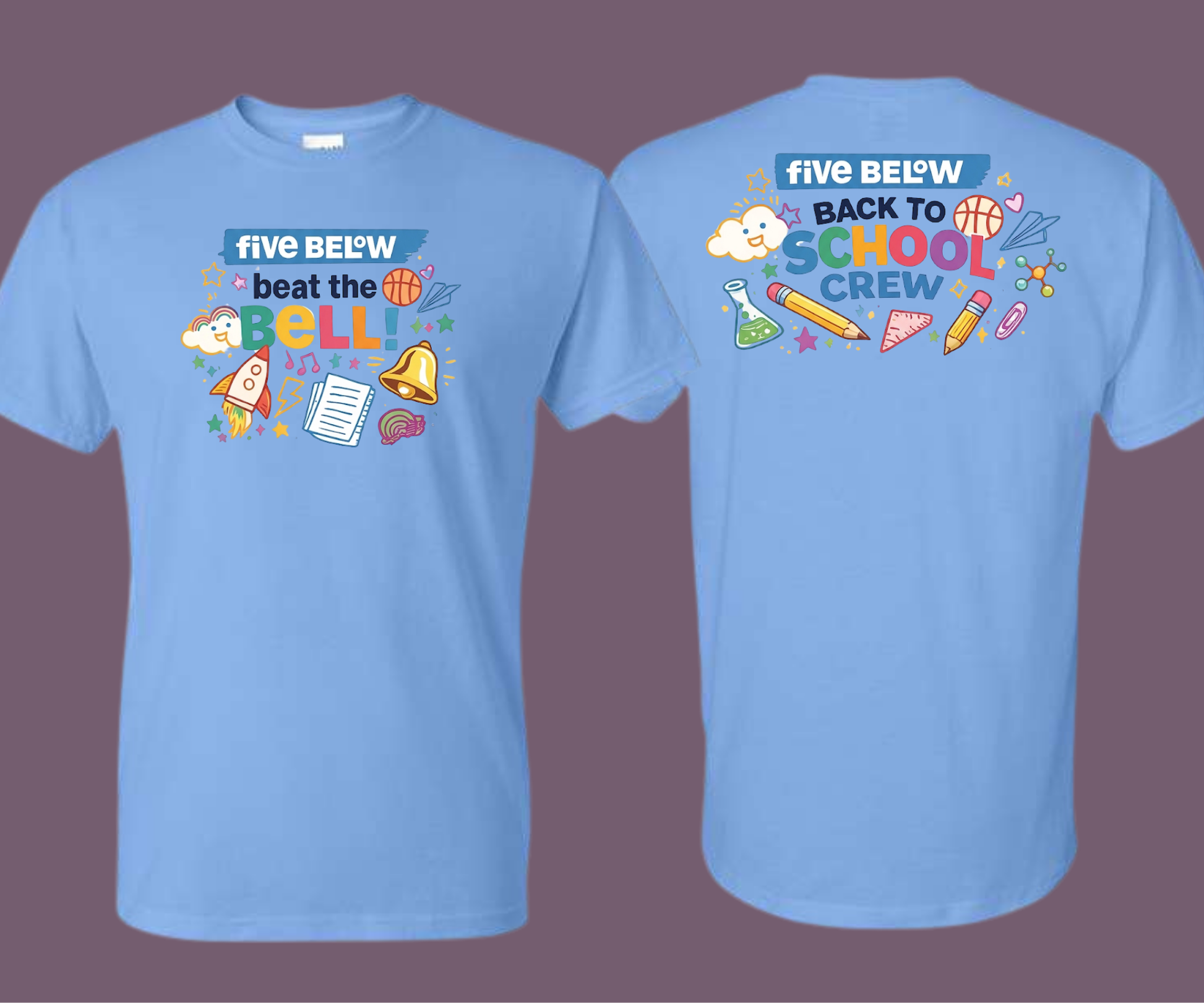 Back to School shirt - blue