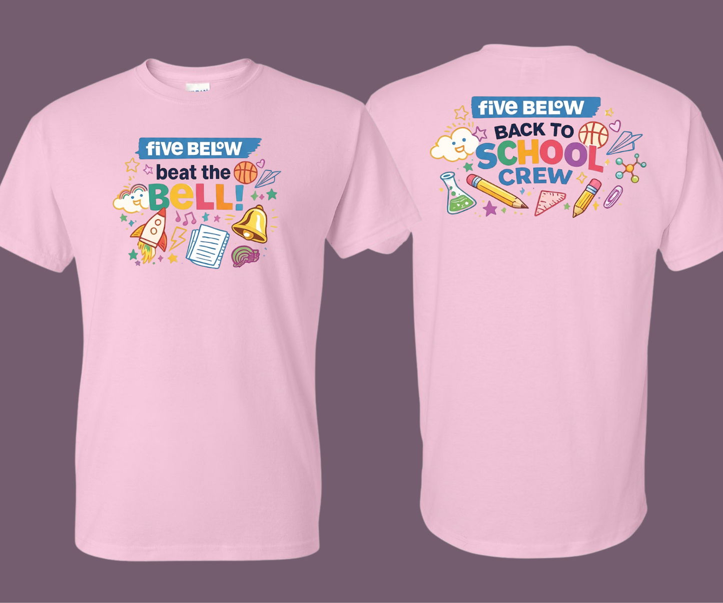 Back to School shirt - pink
