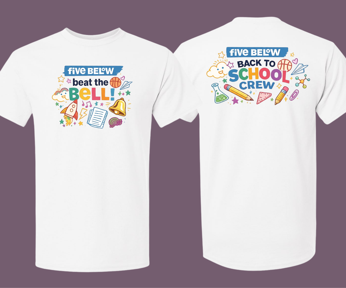 Back to School shirt - white