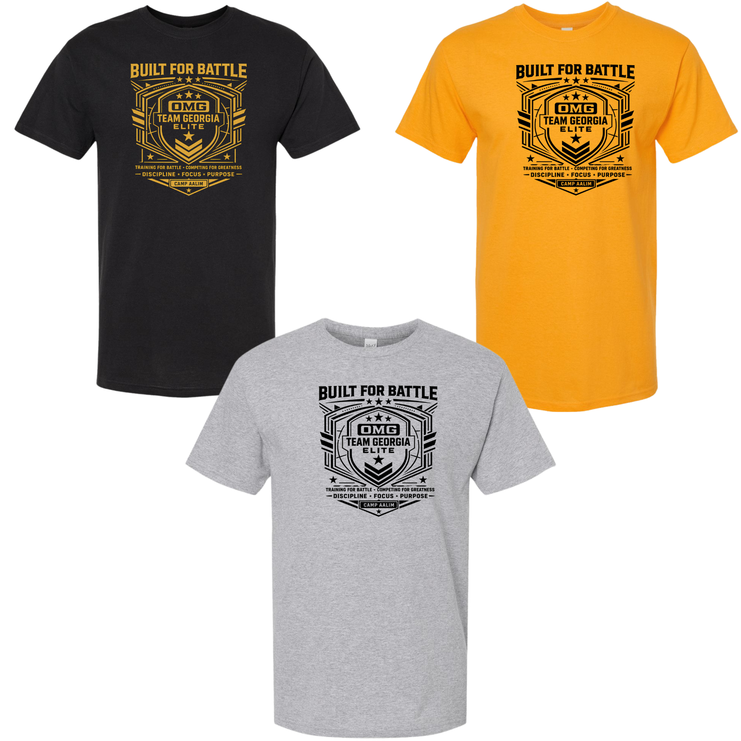 Short-Sleeve Cotton T-Shirt - OMG Team Georgia Elite
