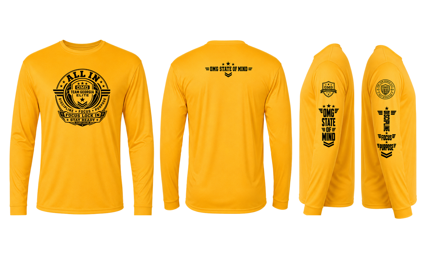 Long-Sleeve Performance Shooting Shirt - OMG Team Georgia Elite